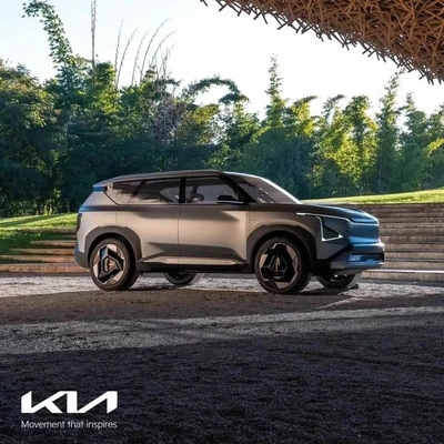 Чистый электрический KIA EV5 2023 Лучший синий сувенергийный автомобиль по мнению клиента