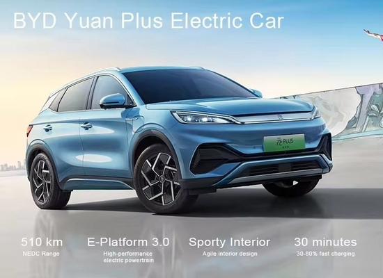 2024 Byd Yuan PRO Электромобиль с максимальным крутящим моментом 310 Нм и системой развлечений автомобиля