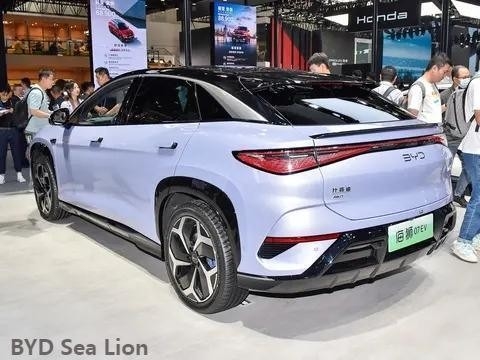 2024 Byd 5 дверей 5 мест Sea Lion 07EV компактный внедорожник Длина Ширина Высота мм 4830X1925X1620