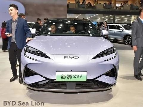 80.64кВтч аккумулятор Blade 2024 BYD Sea Lion 07EV внедорожник Состояние и время зарядки 0,42h