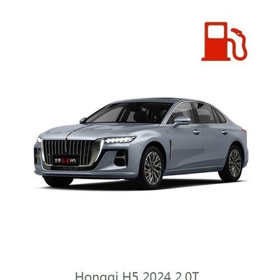 Подержанный 2024 Luxury Hongqi H5 2.0t 1.5t Бензиновый гибридный автомобиль MID-Size Sedan Красный флаг H5