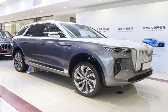 Hongqi E-HS9 2022 Электрический электромобиль 460 км 7 Красный тест-драйв Электромагнитная тормозная система