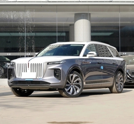 Левое рулевое управление закрытый тип кузова Hongqi E-HS9 Электромобиль с двигателем 4WD 6 мест 460 км