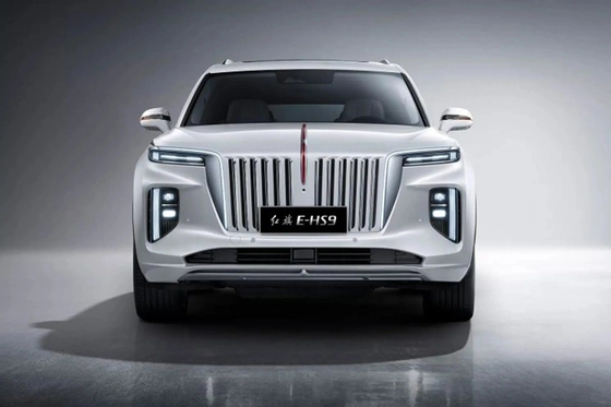 2023 Hongqi E-HS9 6 сидений с двойным цветом и английской версией EV Car SUV